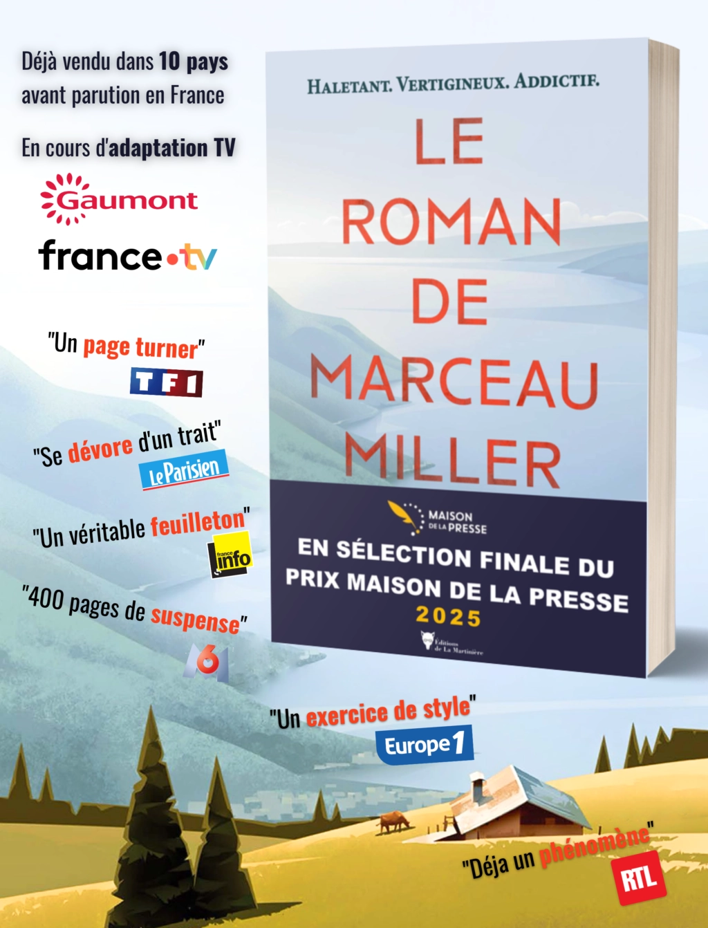 En selection finale du Prix Maison de la Presse - Marceau Miller